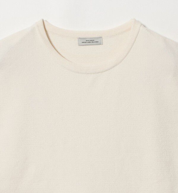 UNITED ARROWS green label relaxing「モール フレンチスリーブ プルオーバー ニット ウォッシャブル」|ニット・セーター|