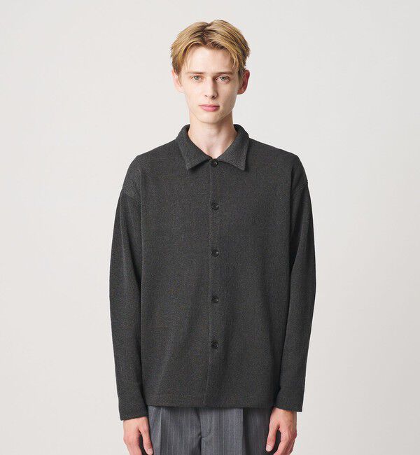 BEAUTY&YOUTH UNITED ARROWS「ハーフ ミラノ ニット シャツ ウォッシャブル」|カーディガン|