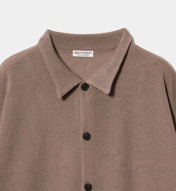 BEAUTY&YOUTH UNITED ARROWS「ハーフ ミラノ ニット シャツ ウォッシャブル」|カーディガン|
