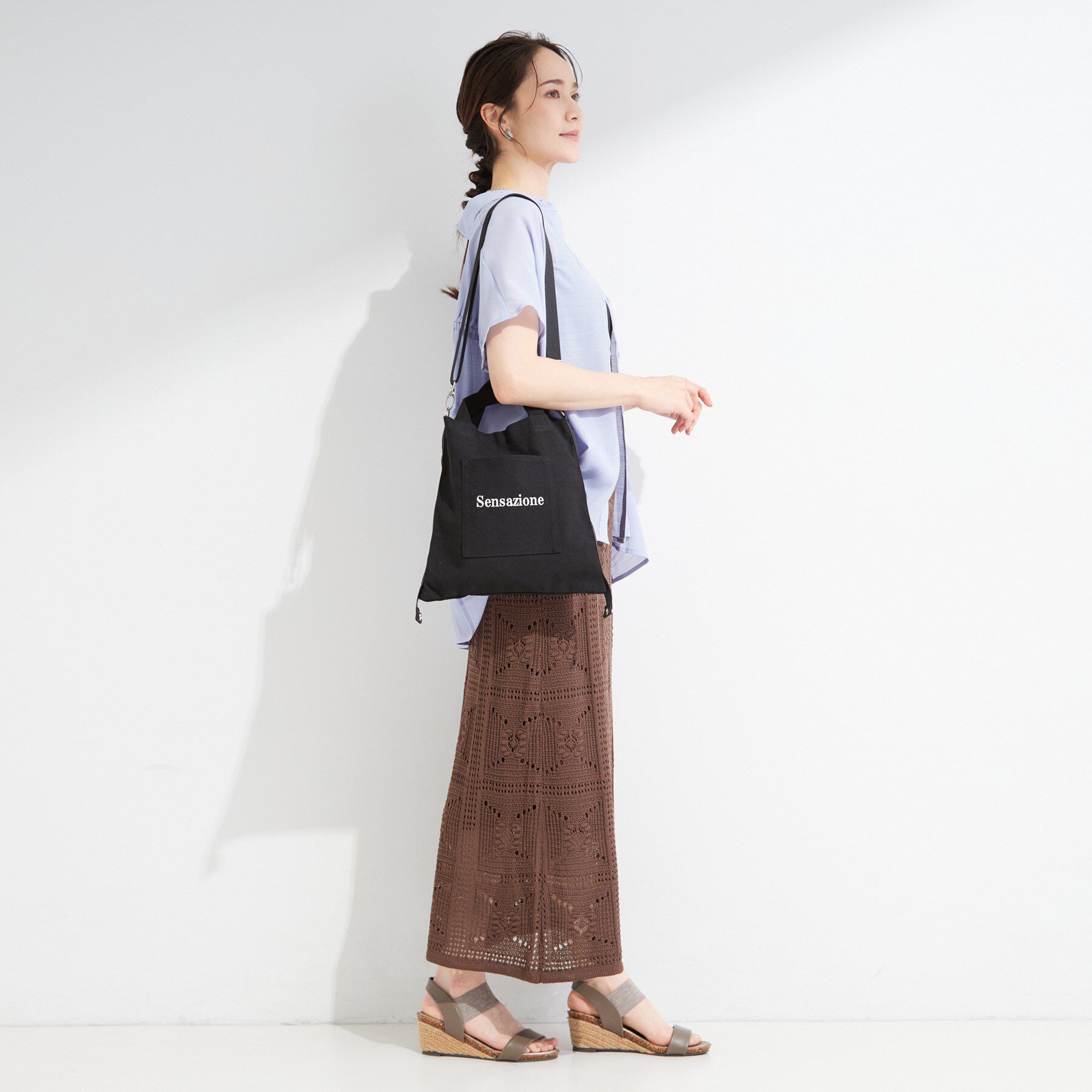 SHOO･LA･RUE「【3WAY】キャンバスミニトートバッグ」|トートバッグ|