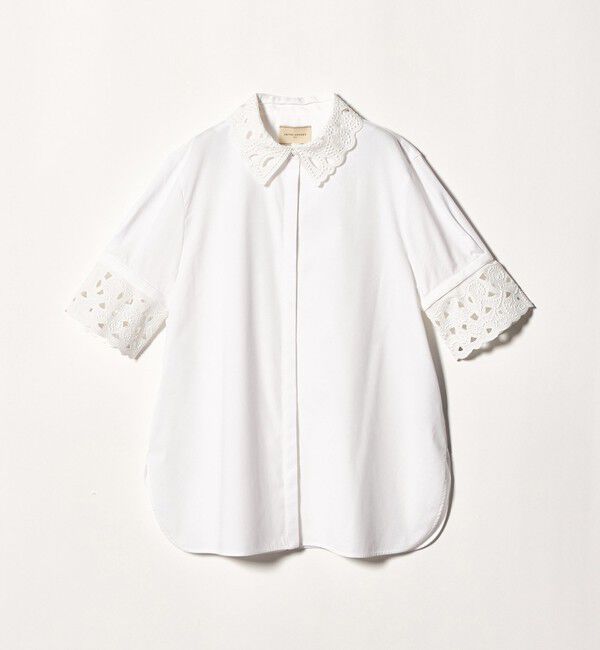 UNITED ARROWS「エンブロイダリー シャツ ブラウス 4WAY」|シャツ・ブラウス|