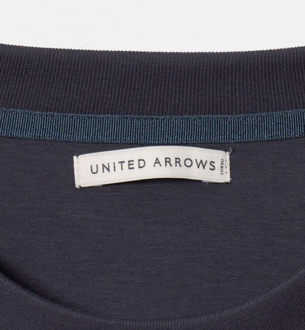 UNITED ARROWS「ポンチ ロングスリーブ Tシャツ デオドラント 抗菌防臭 接触冷感」|Tシャツ・カットソー|