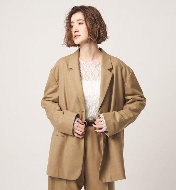 conte「＜conte＞120 テーラードジャケット」|テーラードジャケット|BEIGE
