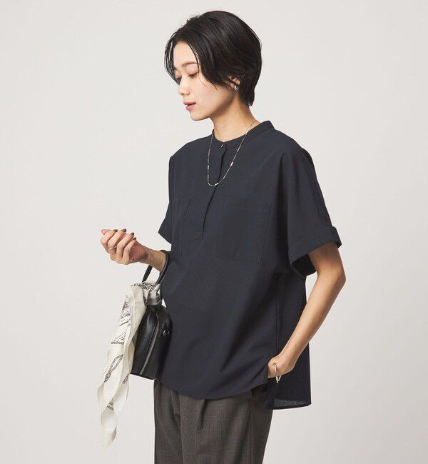 UNITED ARROWS green label relaxing「ボイル ポケット ショートスリーブ シャツ マシンウォッシャブル 吸水速乾 通気性」|シャツ・ブラウス|