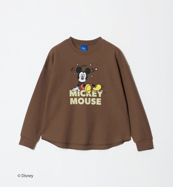UNITED ARROWS green label relaxing「【別注】＜URBAMENT＞ミッキーマウス ロングスリーブ Tシャツ / キッズ 140cm-150cm」|Tシャツ・カットソー|MD.BROWN
