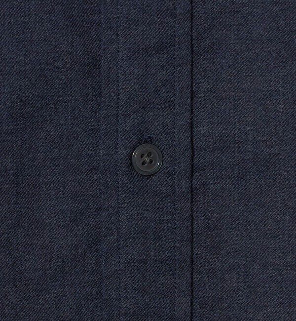 UNITED ARROWS green label relaxing「ナチュラル フィット ビエラバンドカラー 長袖 シャツ」|シャツ・ブラウス|