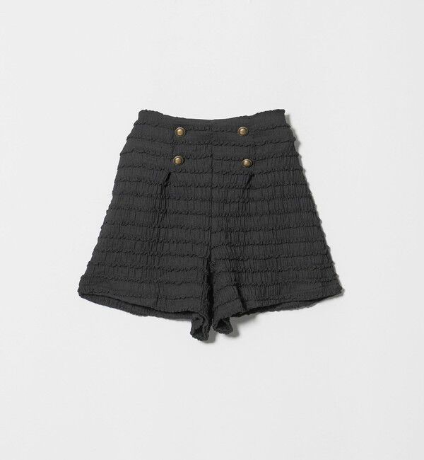 UNITED ARROWS green label relaxing「カットジャガード キュロット パンツ / キッズ 120cm-160cm」|その他|BLACK