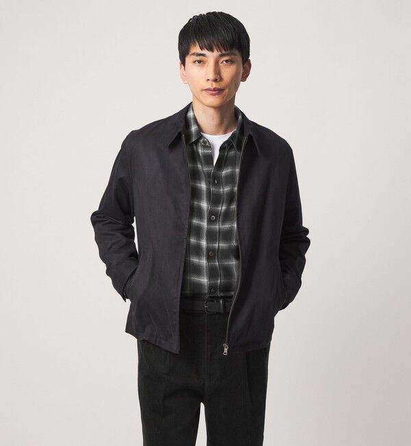 UNITED ARROWS green label relaxing「P/CU/W オンブレ チェック 2フラップポケット シャツ」|シャツ・ブラウス|