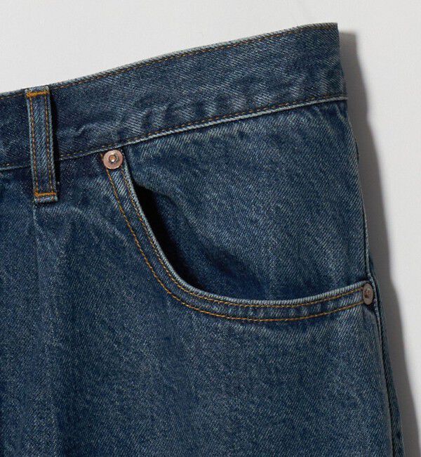 UNITED ARROWS green label relaxing「FINE BASIC ヴィンテージライク スライバー デニム パンツ W4」|チノ|