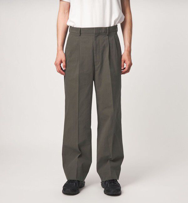 UNITED ARROWS green label relaxing「ハイツイスト 2P ワイド ストレート パンツ W5」|チノ|