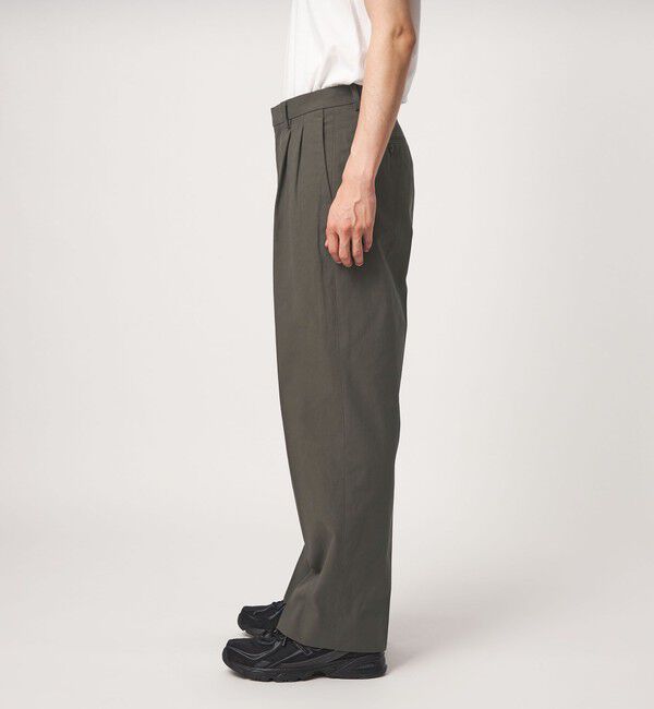 UNITED ARROWS green label relaxing「ハイツイスト 2P ワイド ストレート パンツ W5」|チノ|
