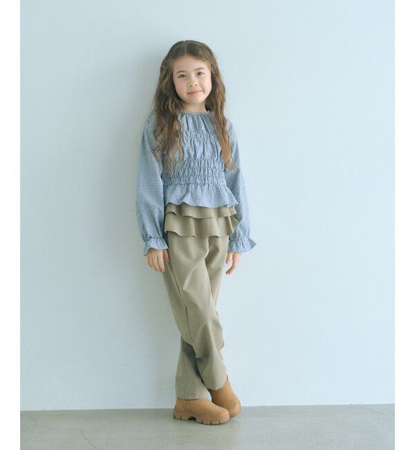 UNITED ARROWS green label relaxing「【COOL CHIC GIRLS STYLE】ラッフル サロペット / キッズ 120cm-160cm」|ワンピース|
