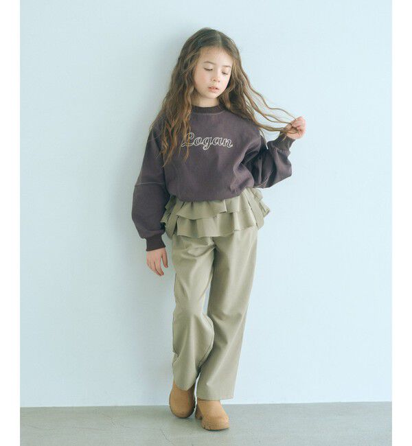 UNITED ARROWS green label relaxing「【COOL CHIC GIRLS STYLE】ラッフル サロペット / キッズ 120cm-160cm」|ワンピース|