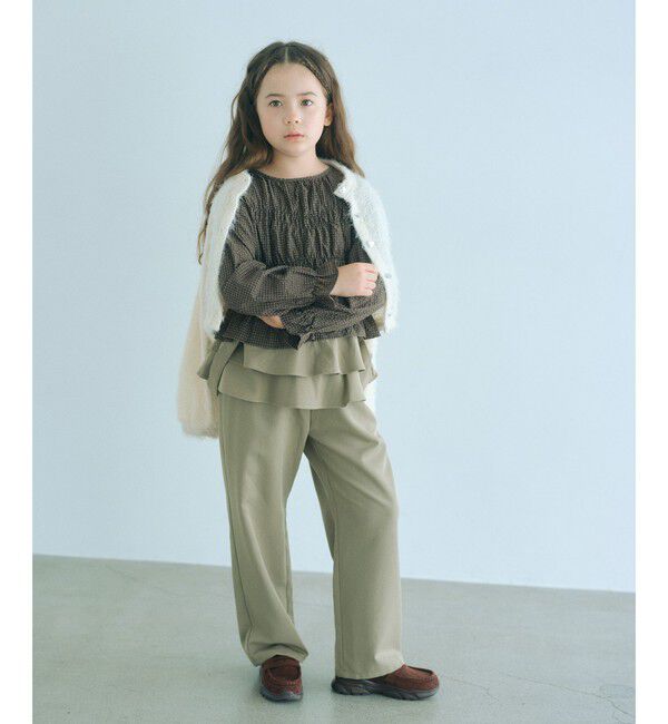 UNITED ARROWS green label relaxing「【COOL CHIC GIRLS STYLE】ラッフル サロペット / キッズ 120cm-160cm」|ワンピース|