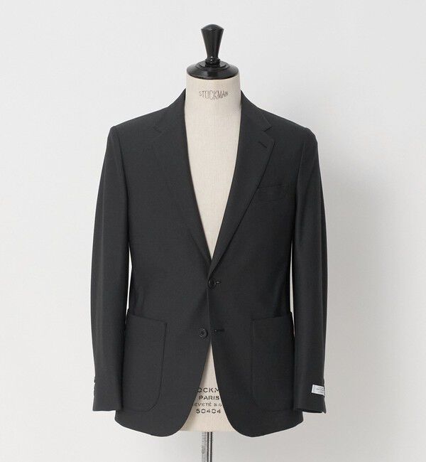 UNITED ARROWS green label relaxing「ECOPET(R) ハニカムジャージ 2B ジャケット」|テーラードジャケット|DK.GRAY