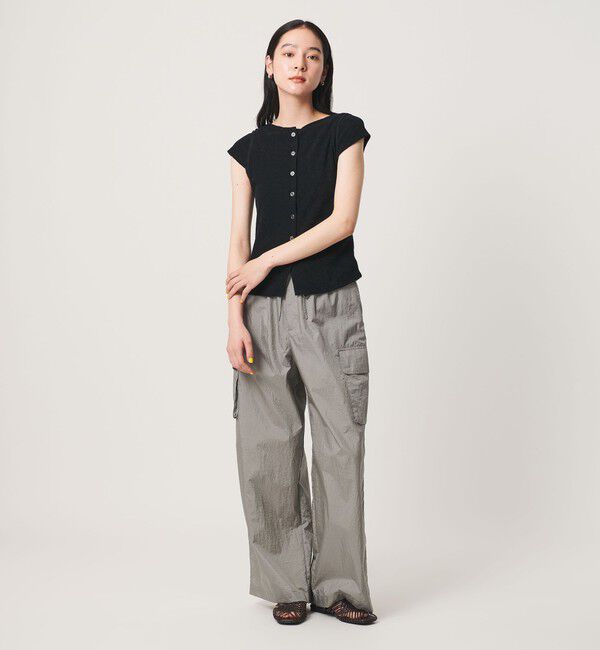 BEAUTY&YOUTH UNITED ARROWS「ポリエステルコットン 2WAY キャップスリーブ トップス」|Tシャツ・カットソー|