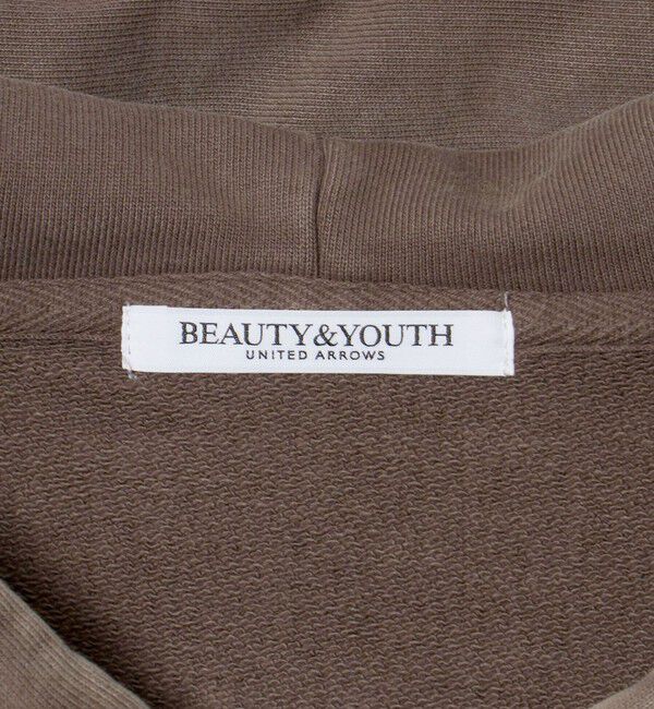 BEAUTY&YOUTH UNITED ARROWS「コットン裏毛 ジップパーカー」|カーディガン|