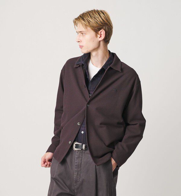 BEAUTY&YOUTH UNITED ARROWS「＜LACOSTE for BEAUTY&YOUTH＞ ワントーン シャツ ジャケット」|カーディガン|