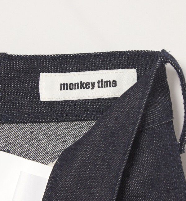 MONKEY TIME「リジッド デニム ダブルニー バギー パンツ」|チノ|