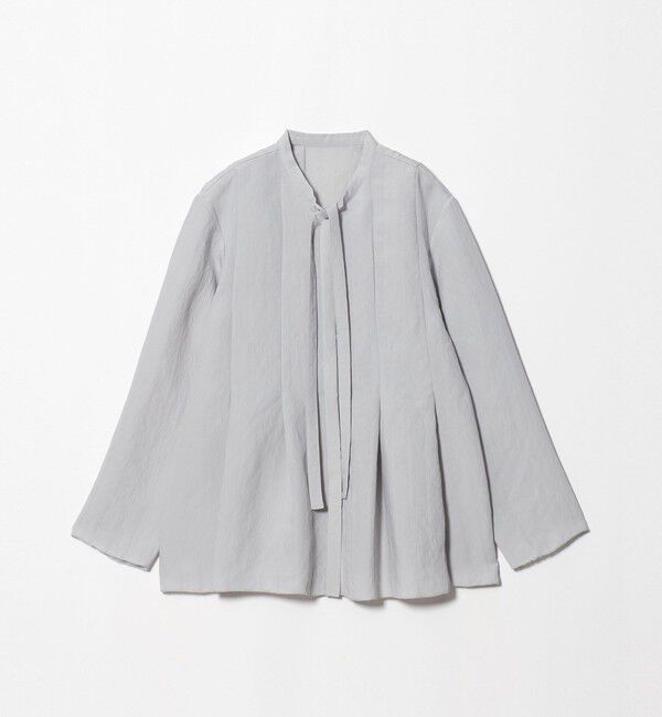 BEAUTY&YOUTH UNITED ARROWS「レーヨンポリエステル タイ タックシャツ」|シャツ・ブラウス|LT.GRAY