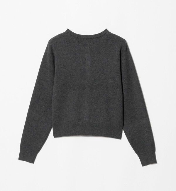 BEAUTY&YOUTH UNITED ARROWS「コットンウール スムース クルーネック カーディガン ウォッシャブル」|カーディガン|