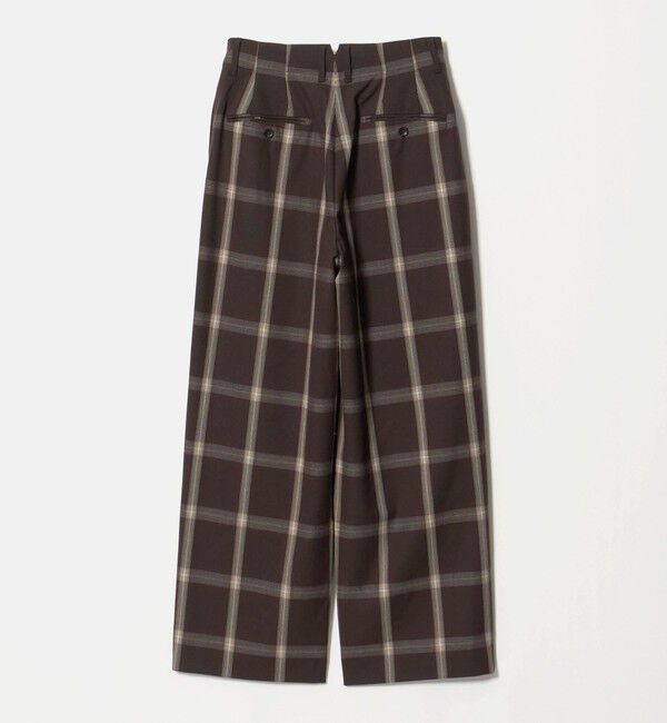 BEAUTY&YOUTH UNITED ARROWS「ポリエステルブレンド チェック ワイドパンツ」|その他|