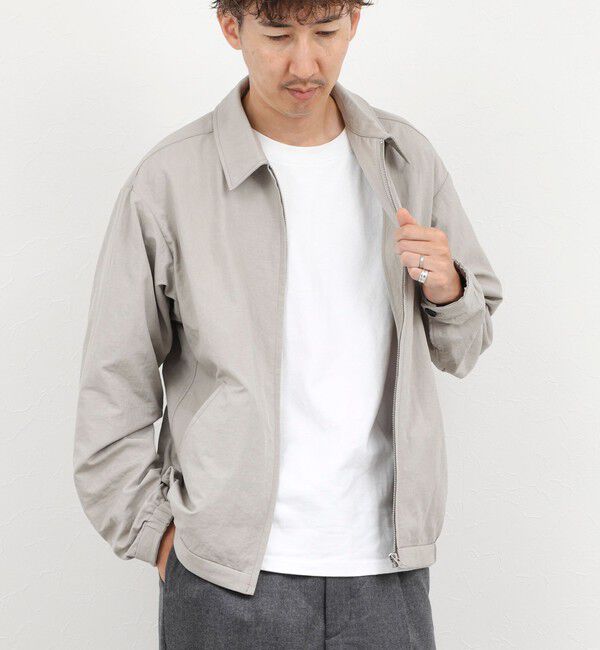 NOLLEY'S goodman「ナイロンオックスドリズラー 26AW」|ブルゾン・スタジャン|ベージュ