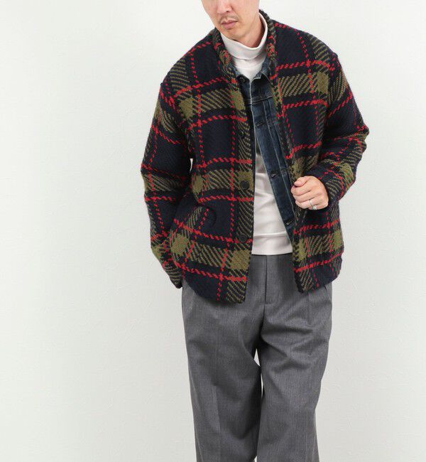 NOLLEY'S goodman「【John Branigan/ジョン・ブラニガン】別注ショートニットブルゾン 26AW」|ニット・セーター|