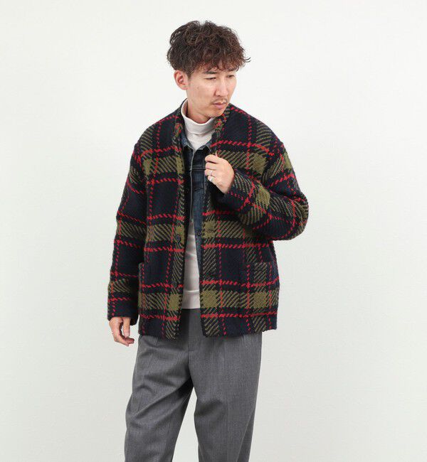 NOLLEY'S goodman「【John Branigan/ジョン・ブラニガン】別注ショートニットブルゾン 26AW」|ニット・セーター|