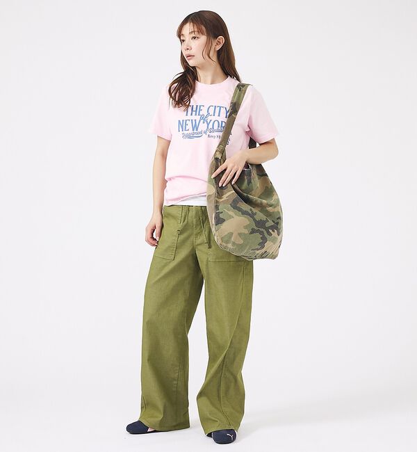 Rouge vif「【MASTER & CO】コットンショルダーバッグ/柄/A4可能【WEB限定」|ショルダー・メッセンジャー|