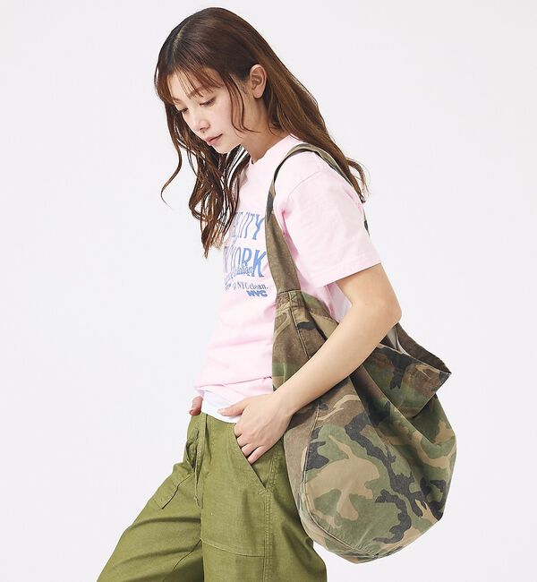 Rouge vif「【MASTER & CO】コットンショルダーバッグ/柄/A4可能【WEB限定」|ショルダー・メッセンジャー|