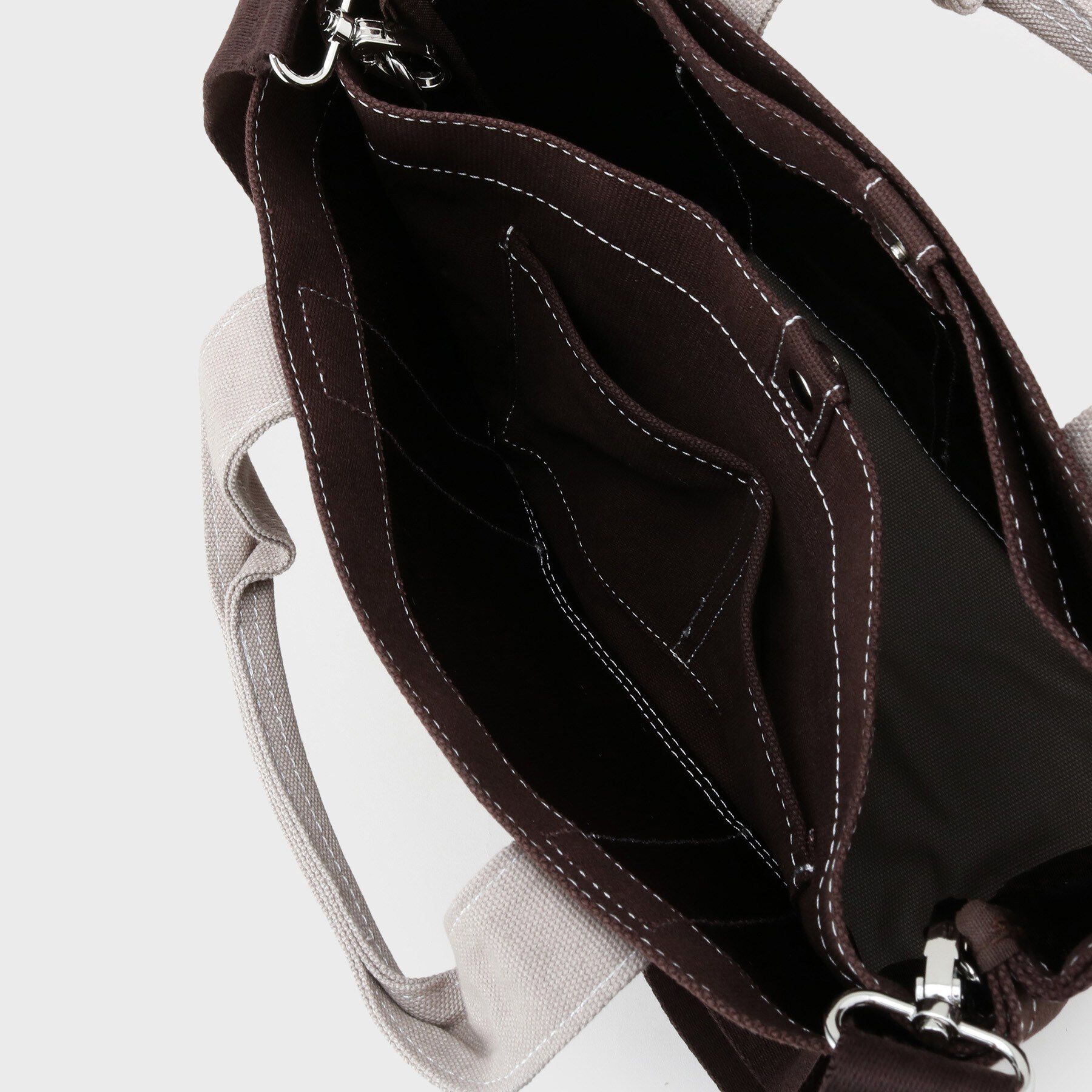 OPAQUE.CLIP「【2WAY】バイカラーミドルサイズトートバッグ」|トートバッグ|