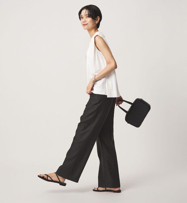 UNITED ARROWS green label relaxing「フォトプリント フレンチスリーブ Tシャツ 接触冷感」|Tシャツ・カットソー|