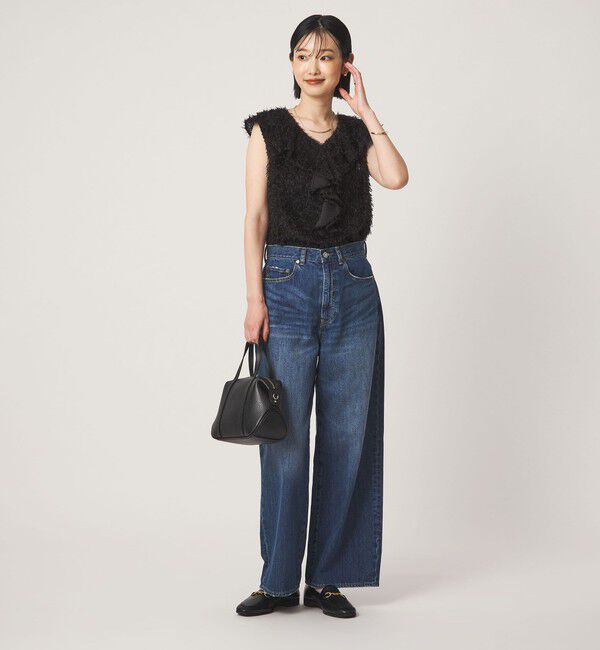 UNITED ARROWS green label relaxing「シアー ジャガード ノースリーブ ブラウス」|シャツ・ブラウス|