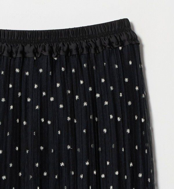 UNITED ARROWS green label relaxing「［size SHORT/TALLあり］2WAY シシュウ チュール スカート」|フレア|