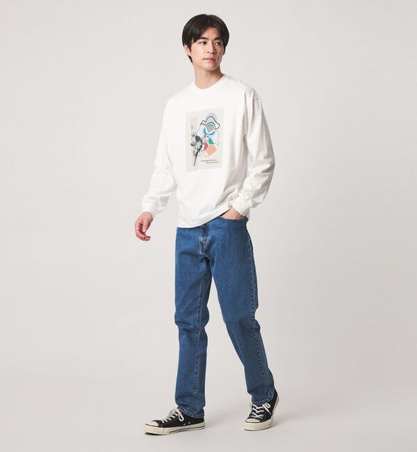 UNITED ARROWS green label relaxing「＜Phospho Graphica＞グラフィック 長袖 Tシャツ カットソー」|Tシャツ・カットソー|