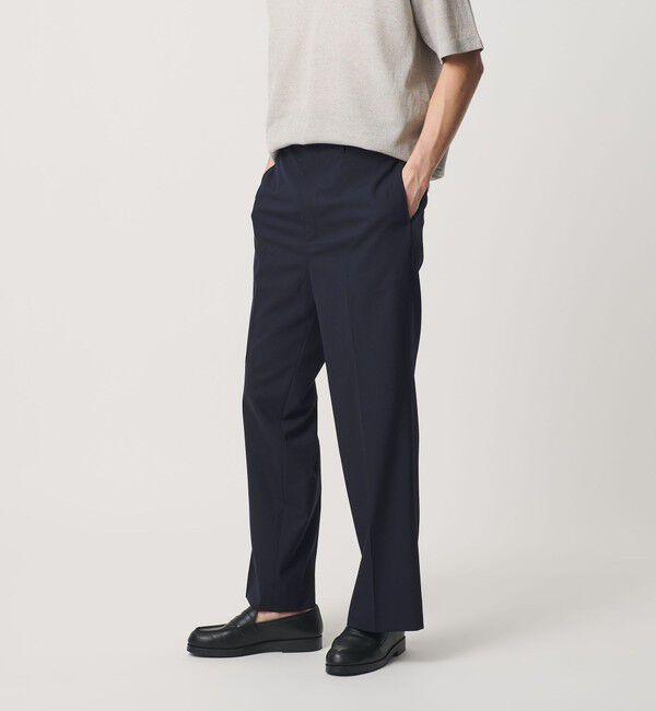 BEAUTY&YOUTH UNITED ARROWS「TR ウーステッド フレア スラックス NO.7 ウォッシャブル」|チノ|