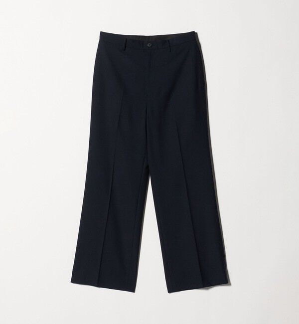 BEAUTY&YOUTH UNITED ARROWS「TR ウーステッド フレア スラックス NO.7 ウォッシャブル」|チノ|
