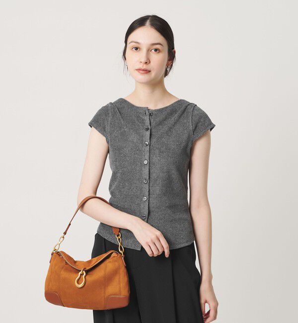 BEAUTY&YOUTH UNITED ARROWS「ポリエステルコットン 2WAY キャップスリーブ トップス」|Tシャツ・カットソー|