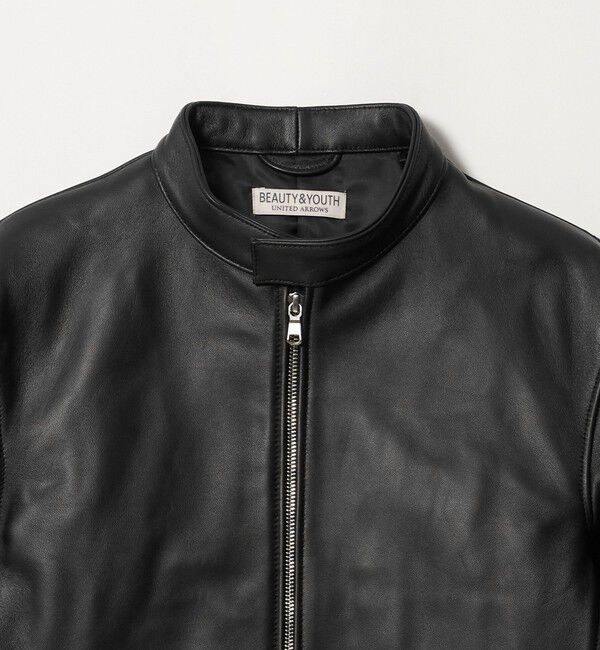 BEAUTY&YOUTH UNITED ARROWS「シープ レザー シングル ライダース ジャケット」|その他|