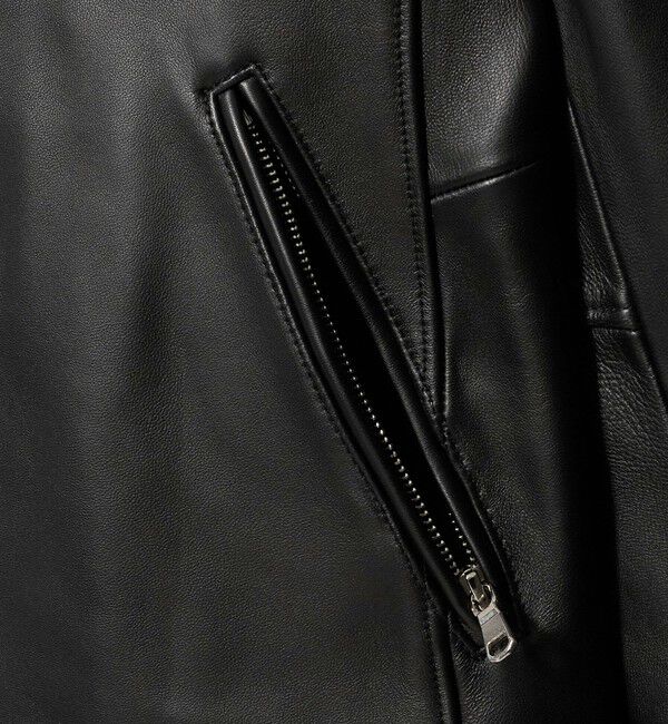 BEAUTY&YOUTH UNITED ARROWS「シープ レザー シングル ライダース ジャケット」|その他|