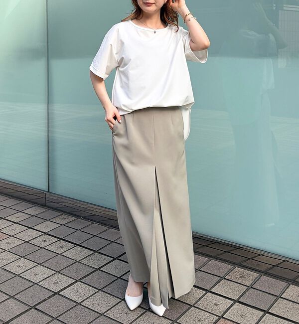 Rouge vif「ヴィンテージキュプラジャージー半袖プルオーバー」|Tシャツ・カットソー|