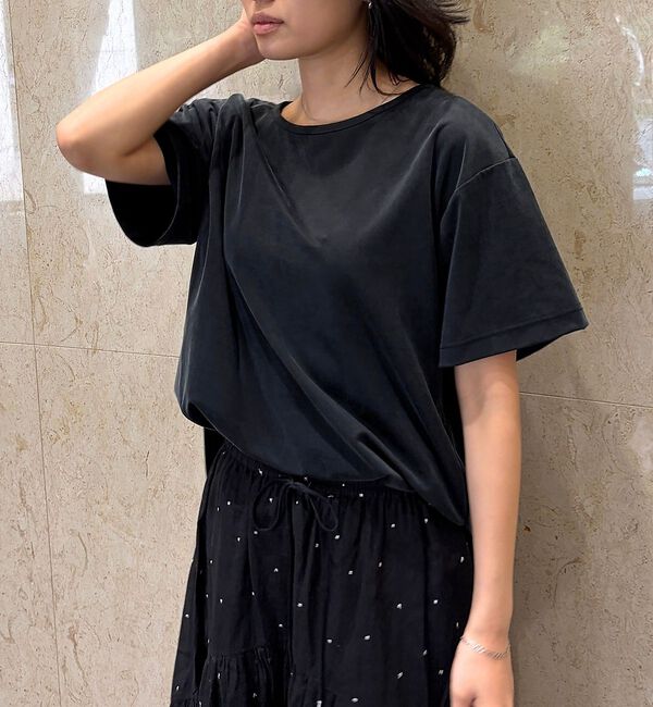 Rouge vif「ヴィンテージキュプラジャージー半袖プルオーバー」|Tシャツ・カットソー|