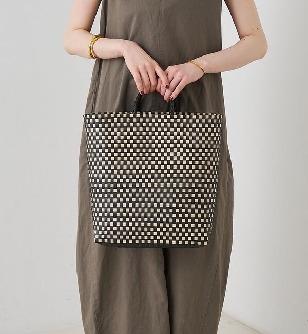 Rouge vif「【NHE/ニエ】カゴバッグ TO(TALL) トートバッグ」|かごバッグ|