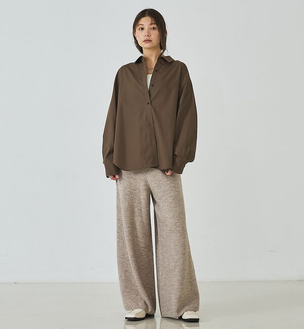 abahouse mavie「ニットワイドパンツ」|その他|