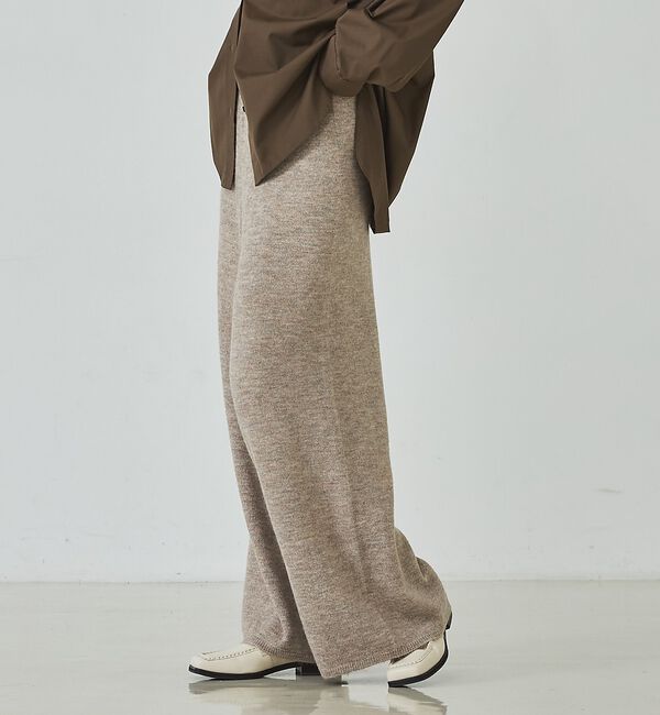 abahouse mavie「ニットワイドパンツ」|その他|