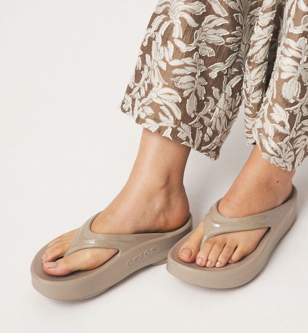 UNITED ARROWS green label relaxing「＜OOFOS＞OOmega / ウーメガ」|サンダル|BEIGE