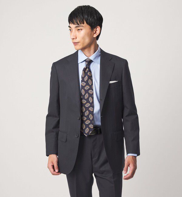 UNITED ARROWS green label relaxing「DRAGO ヘリンボーン 3B HXD スーツジャケット」|スーツ|NAVY
