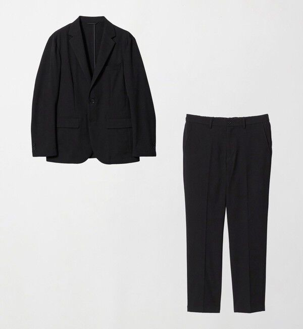 UNITED ARROWS green label relaxing「【WEB限定】JUST fit ウールライク ナロー セットアップ ジャケット＆パンツ -ストレッチ-」|スーツ|