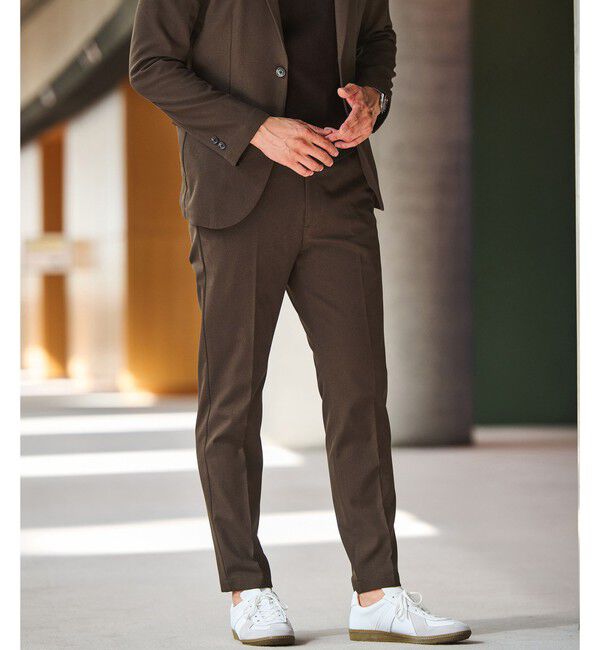 UNITED ARROWS green label relaxing「【WEB限定】JUST fit ウールライク ナロー セットアップ ジャケット＆パンツ -ストレッチ-」|スーツ|